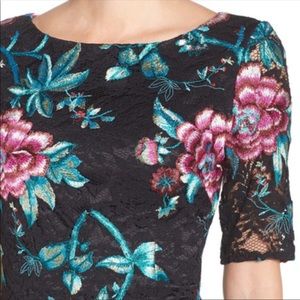 NWT Eliza J floral Lace EVE Sheath Dress